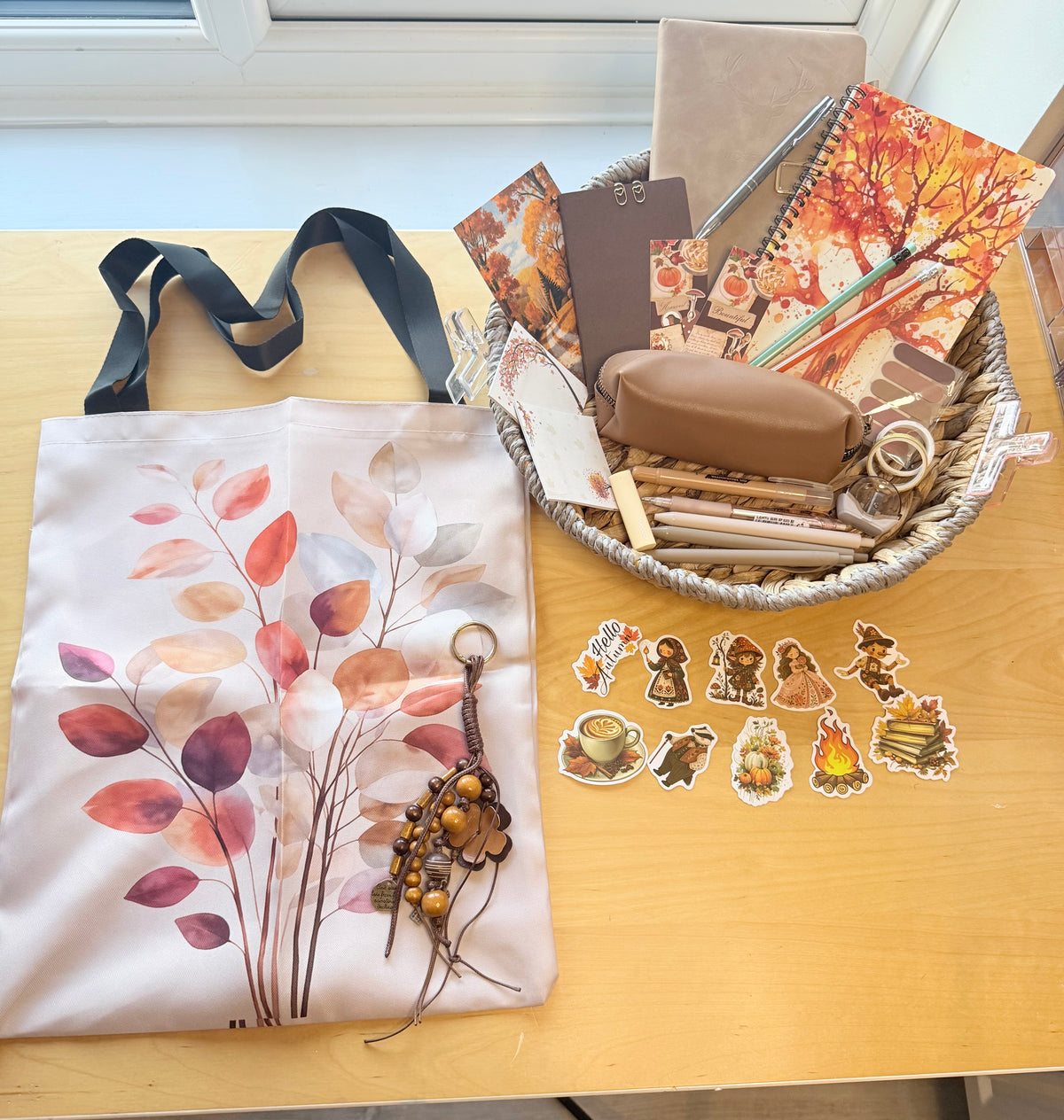 Autumn Tones Stationery Box